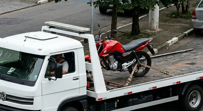 Reboque de moto em Campo Grande – guincho especializado para motocicletas